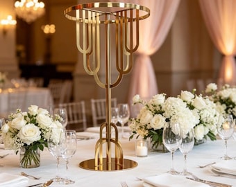 Wedding Metal Flower Stand - Elegant Centerpiece for Events