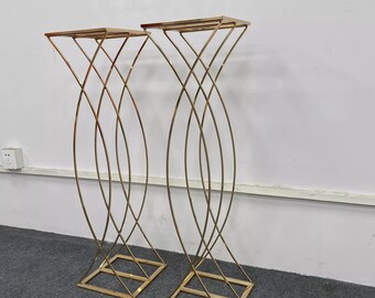 Wedding Flower Iron Stand Detachable Waist-cinching Fish Ceremony Aisle Floral Stand