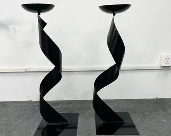 2PCS Stylish Spiral Flower Stand for Wedding Centerpieces, Table Decorations, Floral Vases, Home Furnishings