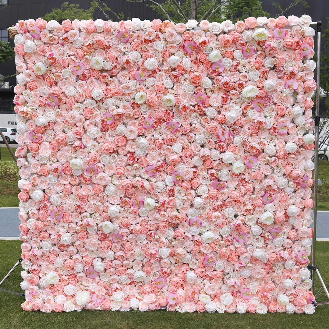 Cloth Background Flower Wall Art Simulation Flower Wedding Etsy