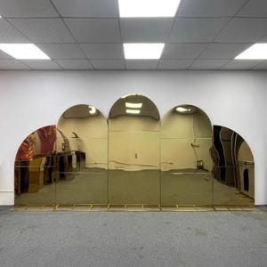 Wedding Floral Stand Semi-circular Iron Plate Metal Arch Stage Background Frame Screen
