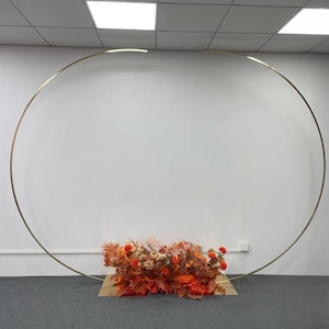 2PCS/SET New Gilded Iron Wedding Curved Balloons Arch Background Frame Road Guide