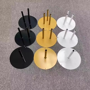 1PC Wedding Props Iron Round Base Floral Base Vase Decoration Home Party Background (Customizable Size)