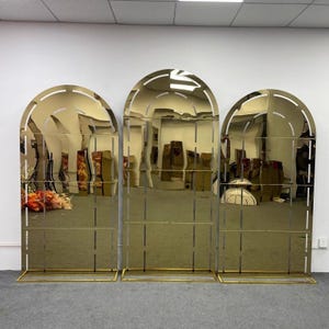 Luxury Wedding Props Double Arc Metal Screen Arch Stage Layout T-stage Wedding Hall Background