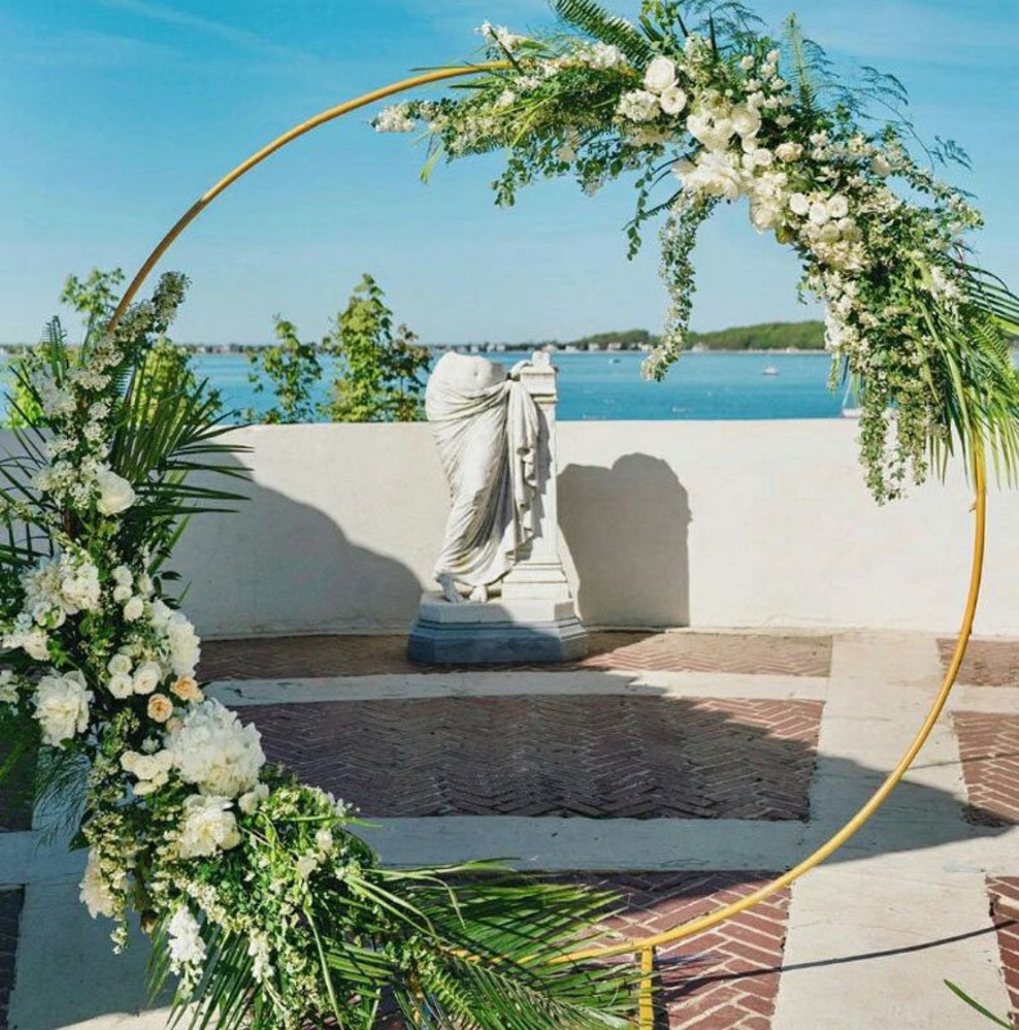 Wedding Circle Arch Round Balloons Arch Metal Wedding Hoop Etsy