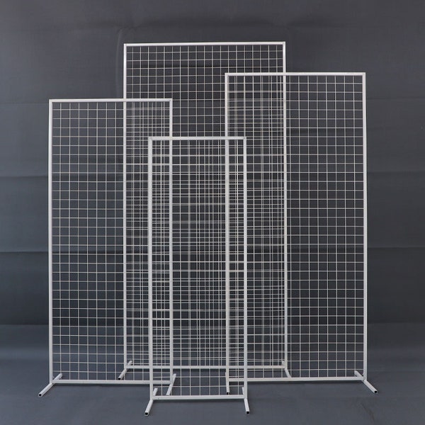 Rectangle Metal Wedding Grid Wedding Mesh Geometric Backdrop Grid Screen Decoration (Customizable Size)