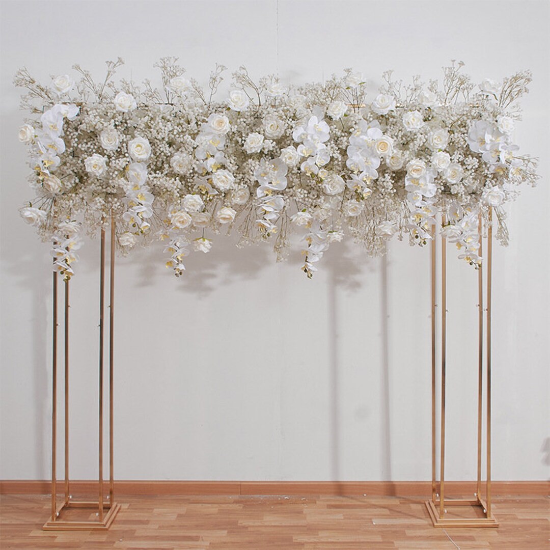 Artificial Flower Art Floral Design Arch Background Flower Etsy