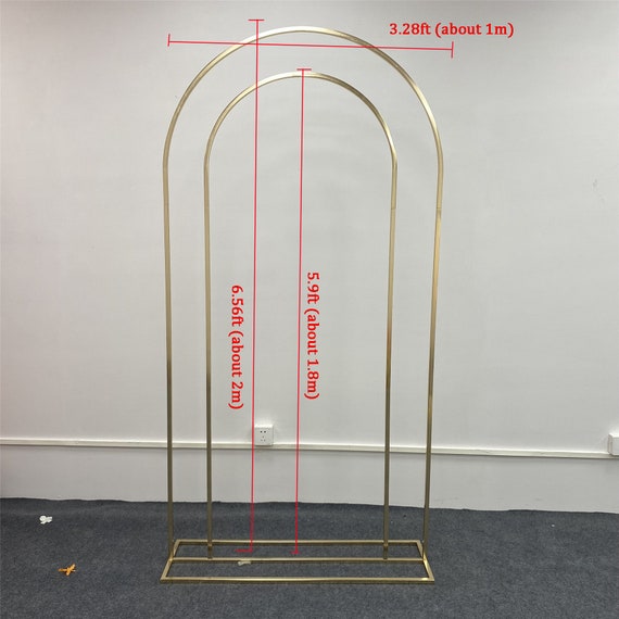 Supporto Larco Di Nozze In Metallo Oro Supporto Lo Sfondo I Fiori Palloncini Fai Da Te Da 414,57 € | DHgate
