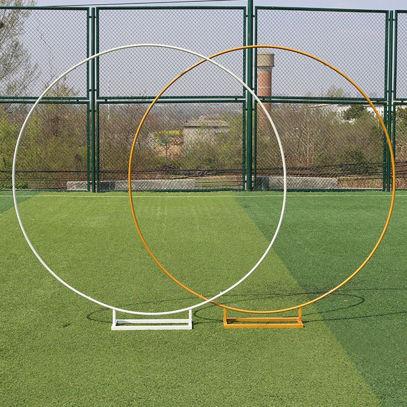 Round Wedding Arch Circle Hoop Balloons Arch Wedding Etsy