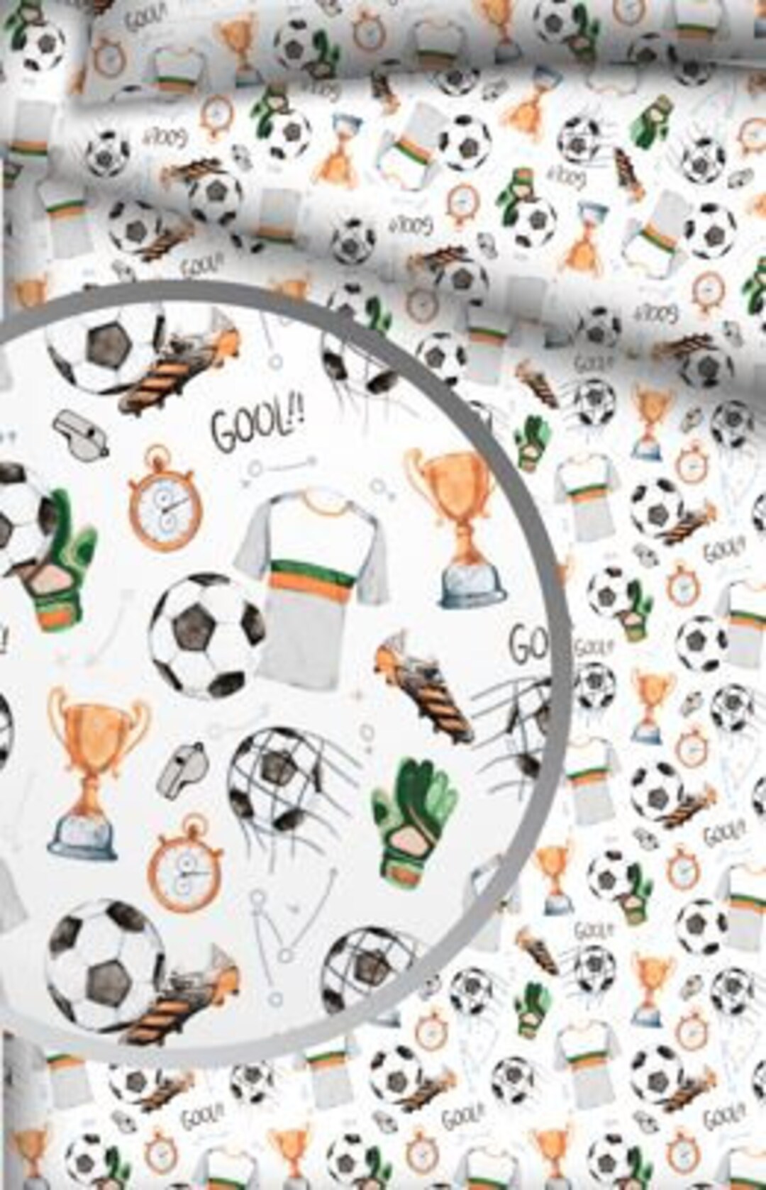 100% Cotton Goal Fabric - Etsy