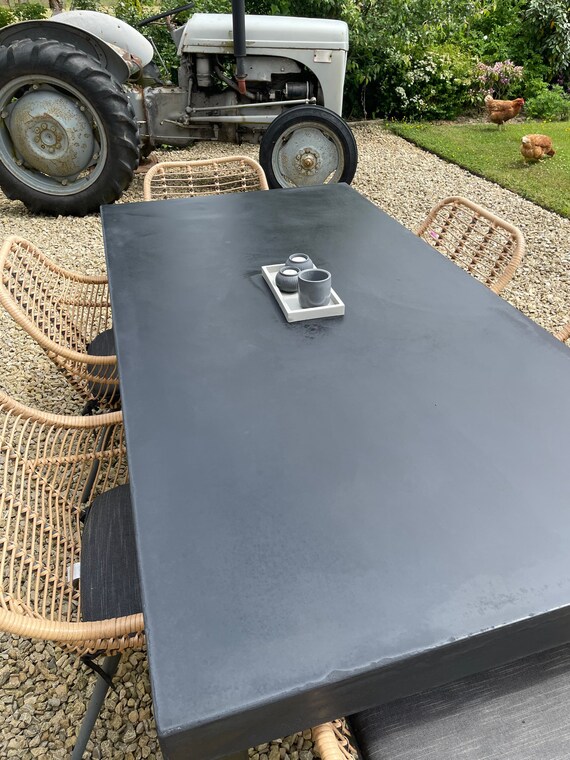 Large concrete outdoor table deals