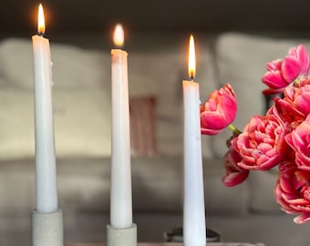 Concrete Dinner Candle Holder