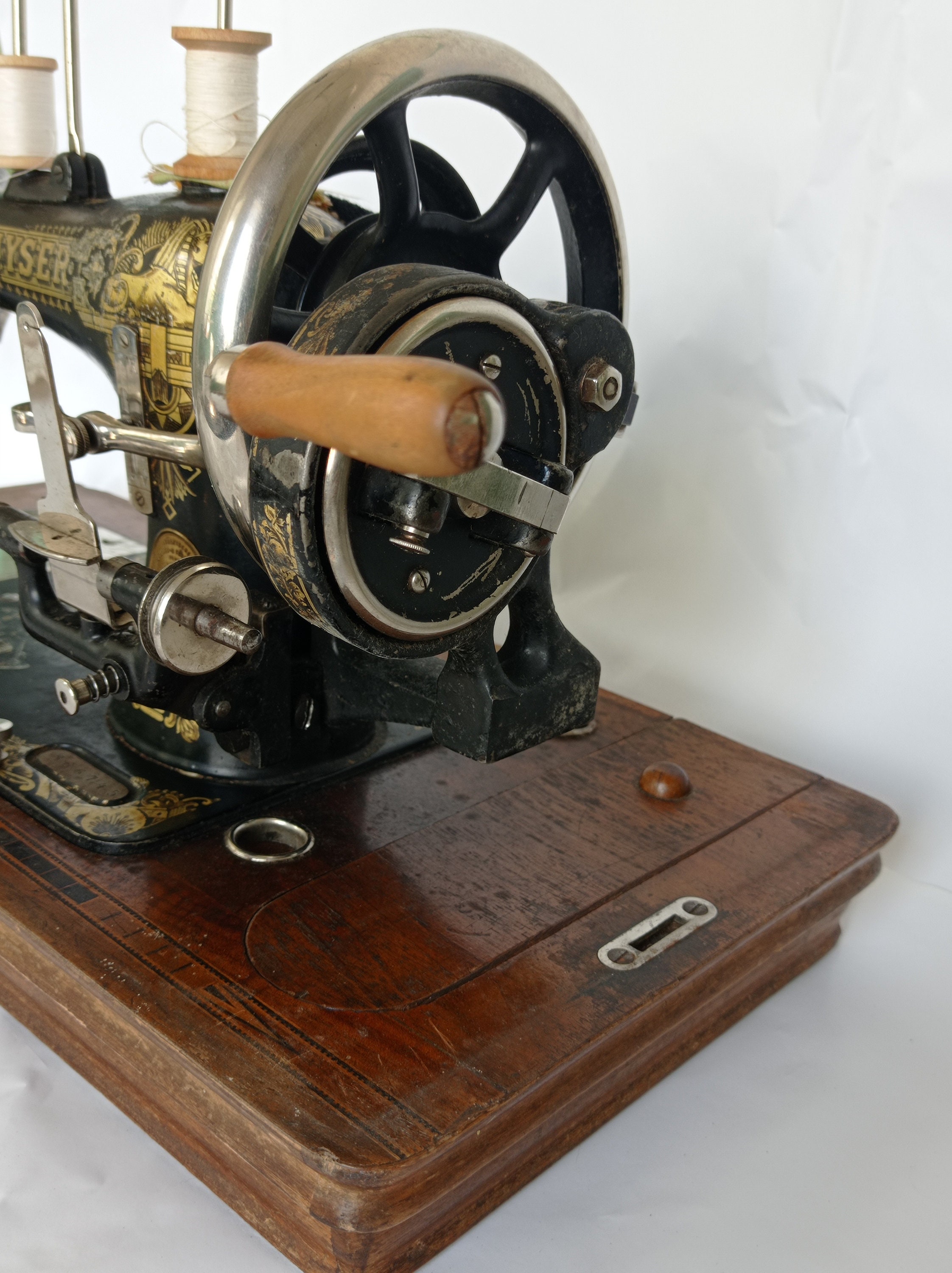 Vintage Kayser Sewing Machine, Rare Sewing Machine, Portable Sewing