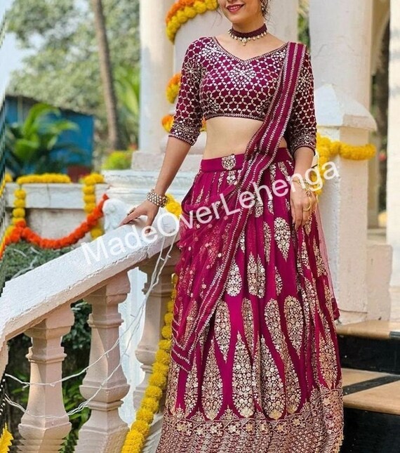Pink Lehenga Choli Indian Lehengas Bollywood Ghagra Choli Party Wear Lengha Choli Wedding Bridal Ready to Wear Lahanga Choli Ghagra Choli Etsy Sweden