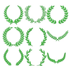 Laurel Wreath Embroidery Designs. leaf Wreath Machine Embroidery Designs, Monogram Frame Embroidery Pattern