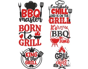 BBQ Sayings Embroidery Designs. Barbecue grilling quote  machine embroidery designs for towels, aprons awesome gift for him