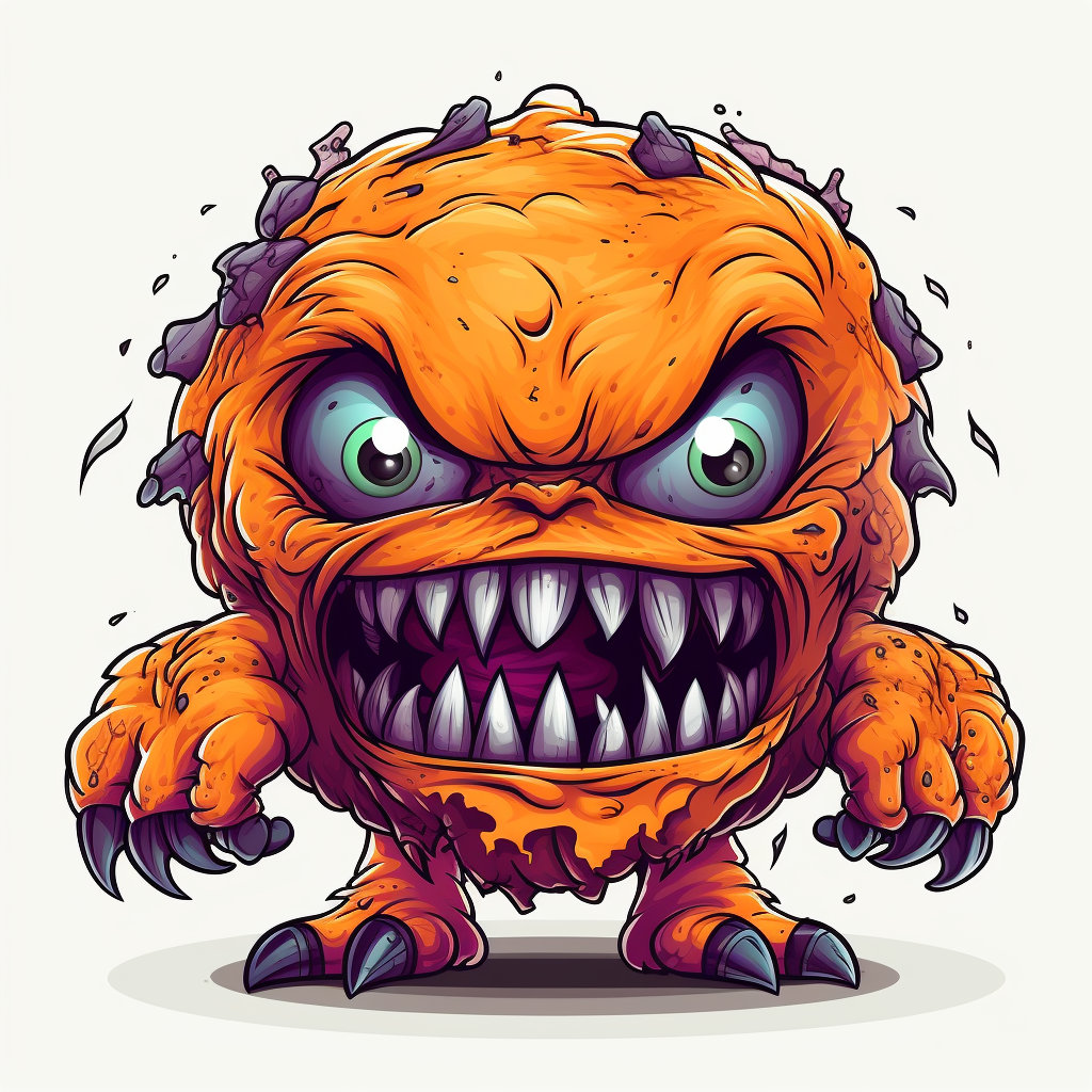 Halloween Monsters Clipart, Cute Halloween Monster Graphics, Instant ...