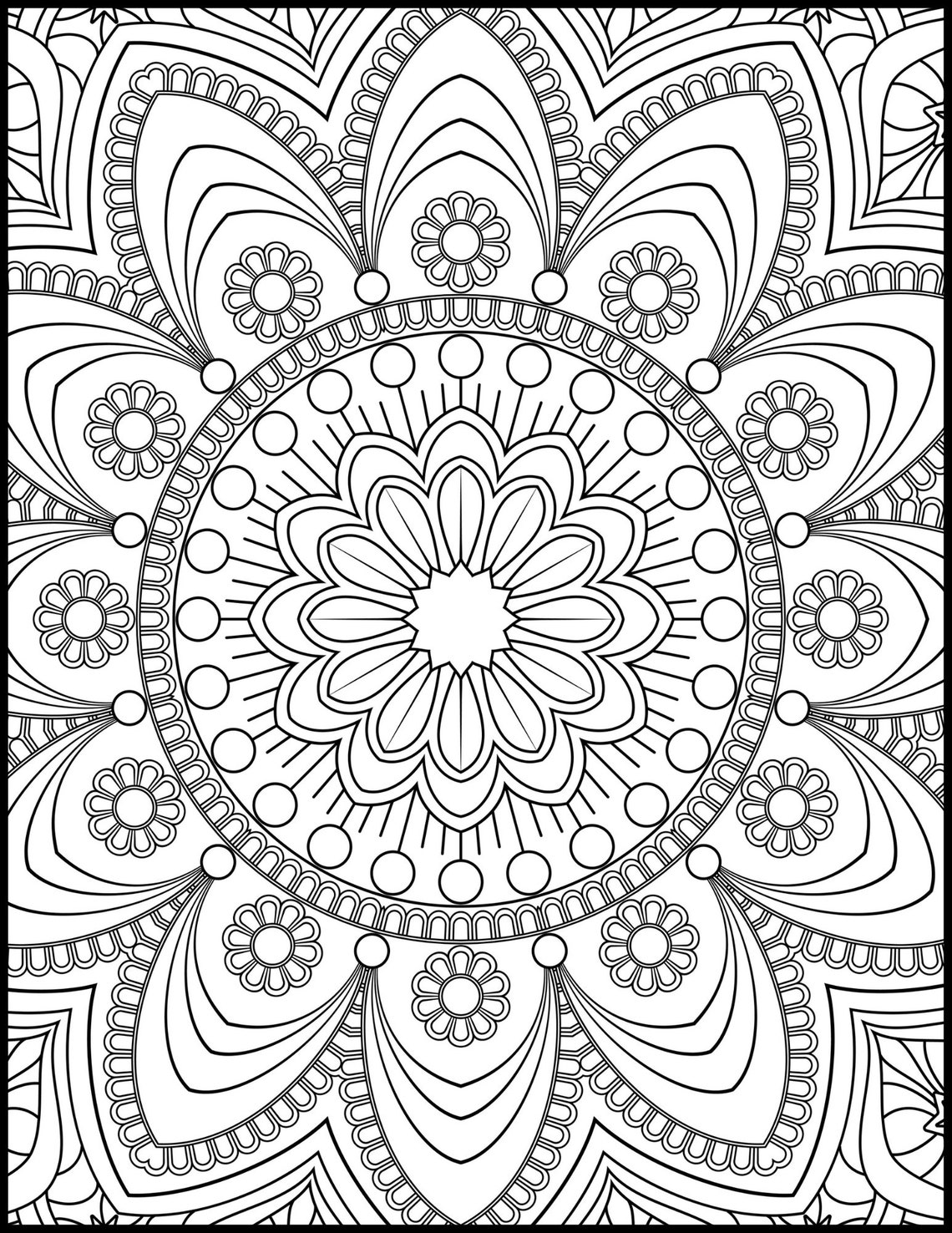50 PAGESColoring Pages Anxiety Relief Coloring Pages Etsy