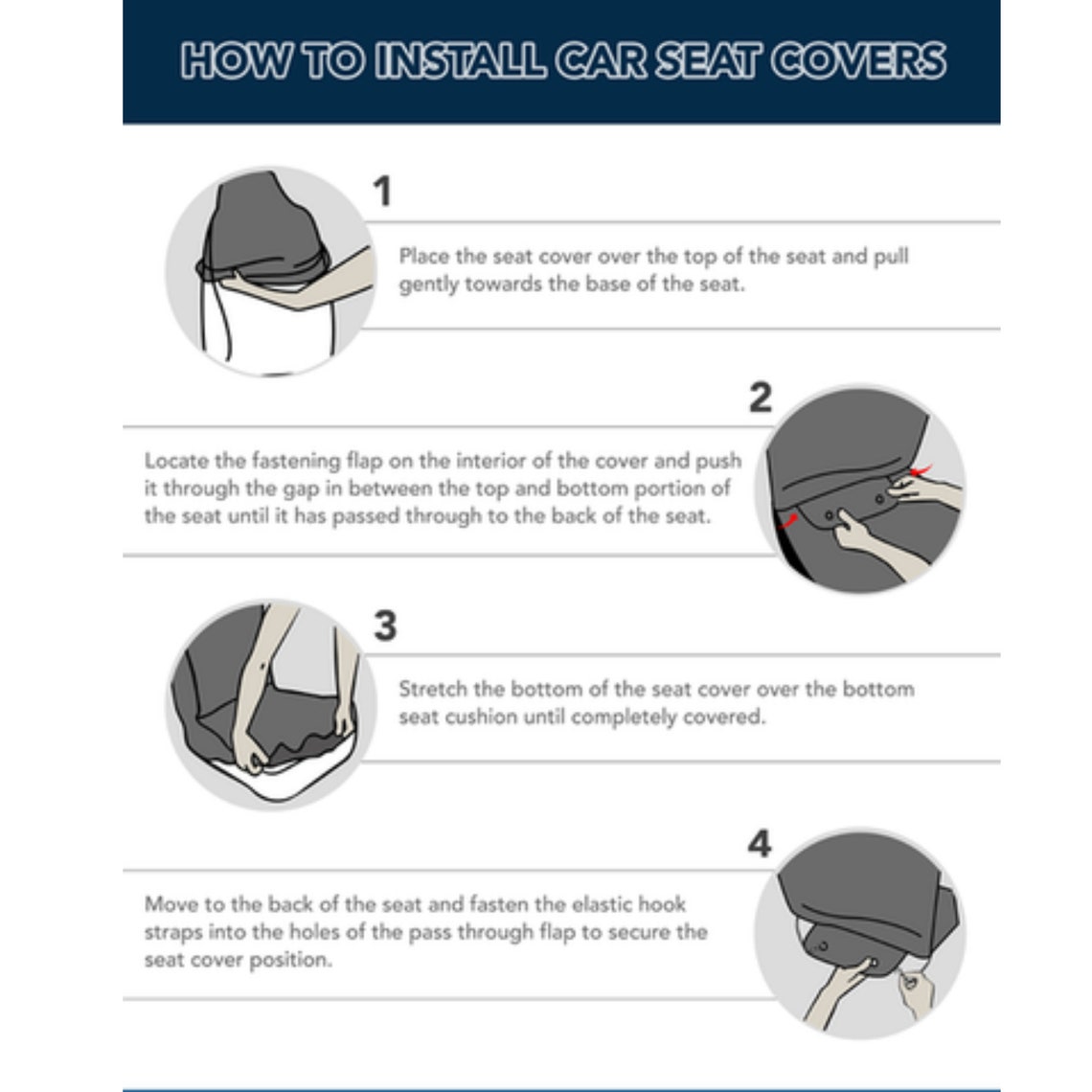 Navy Seat Covers Etsy