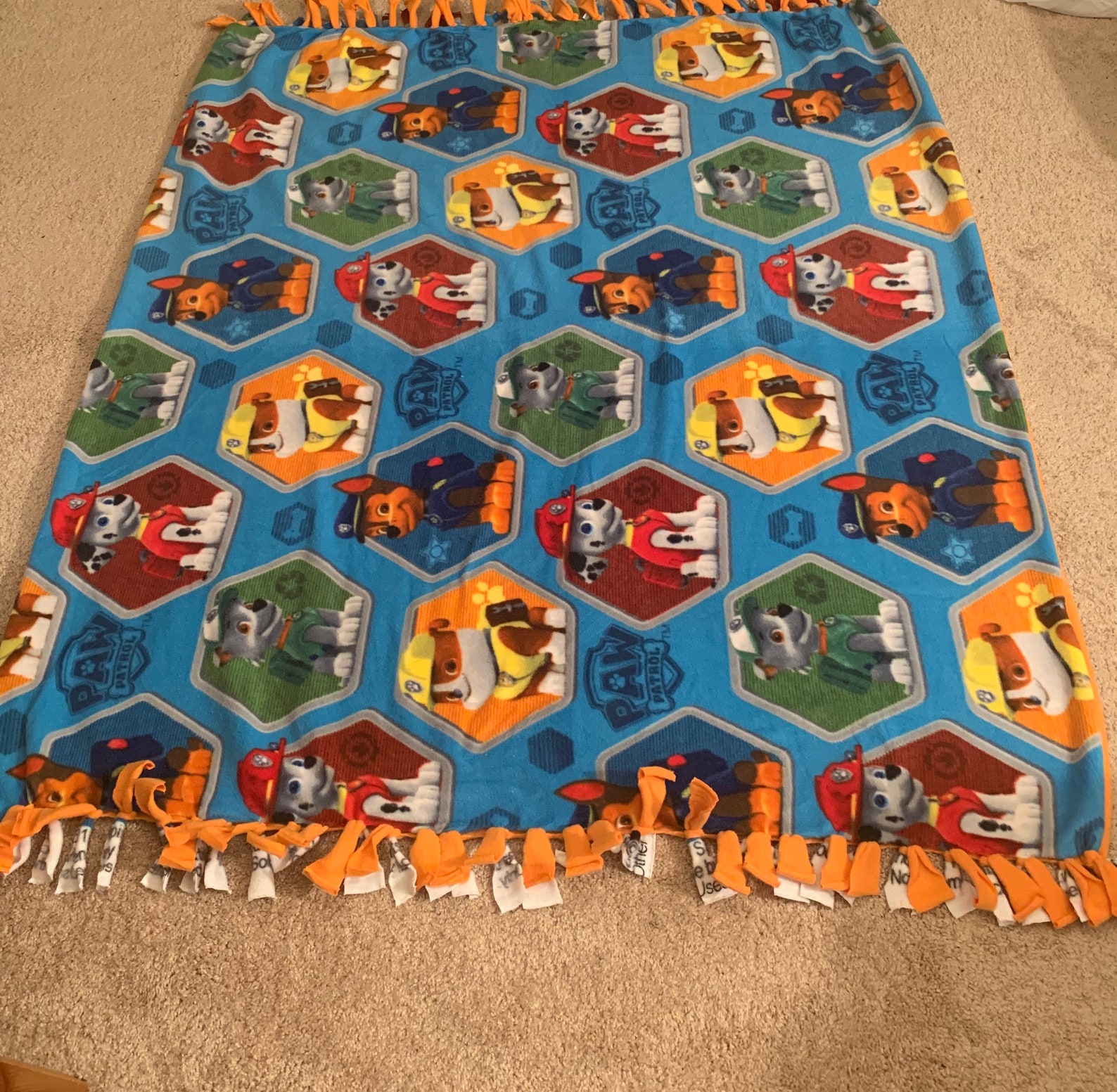 Handmade Fleece Throw Blanket fleece blanket kids blanket Etsy