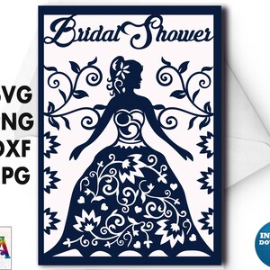 Brautparty Karte svg, Einladungskarte für Brautparty, Silhouette geschnitten für bachelorette Karte, Cricut Karte mit Umschlag Vorlage