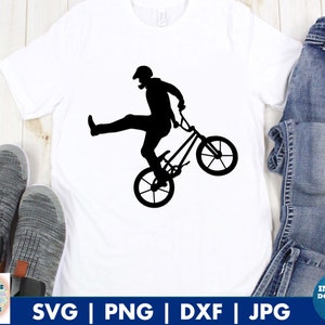 BMX Svg Cycling Svg Files for Cricut BMX Bicycle Rider Svg - Etsy