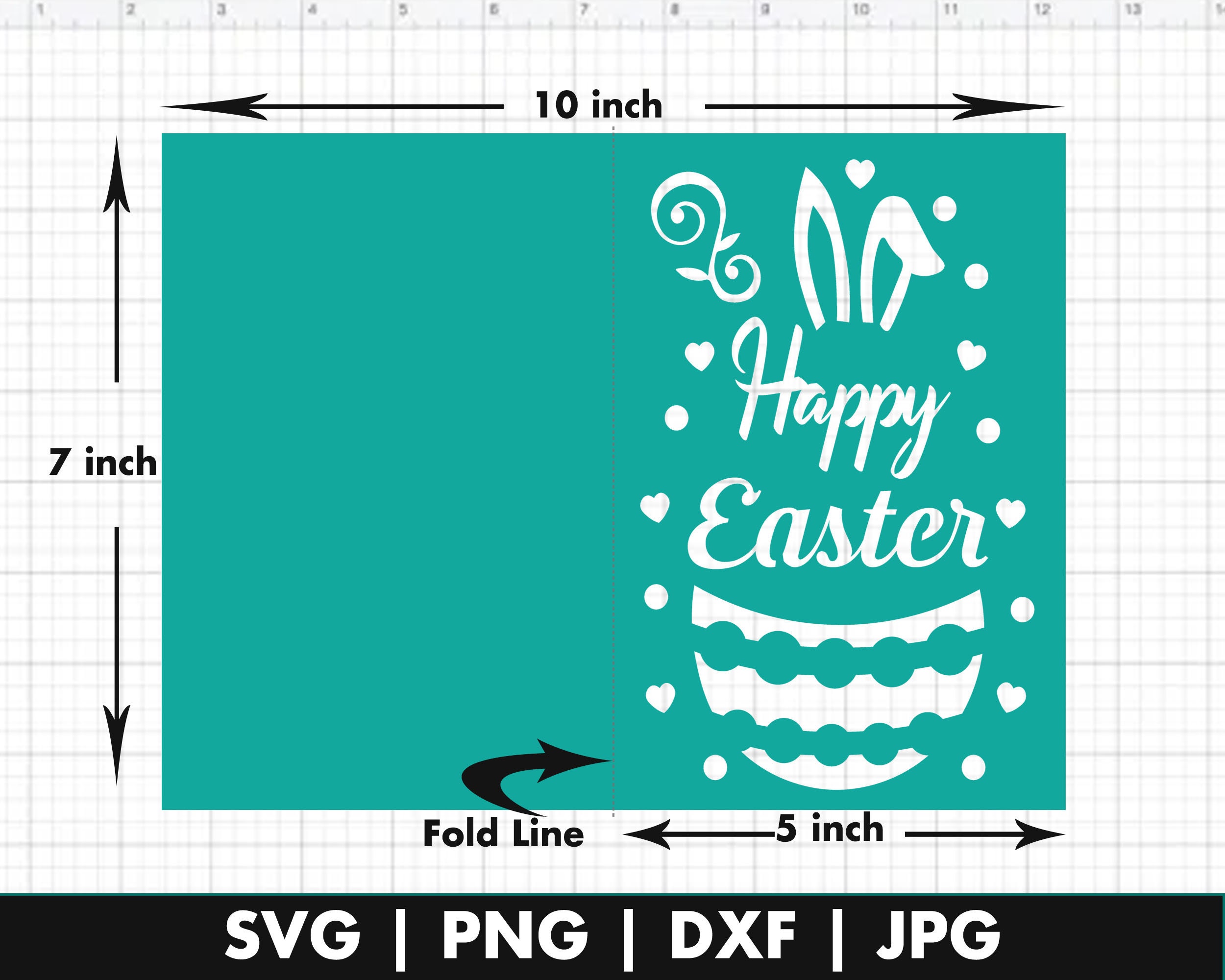 Easter Card Svg Files for Cricut Happy Easter Papercut Card | Etsy