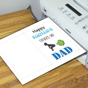 Printable Fathers Day Card Funny Fathers Day Card Printable Download ...
