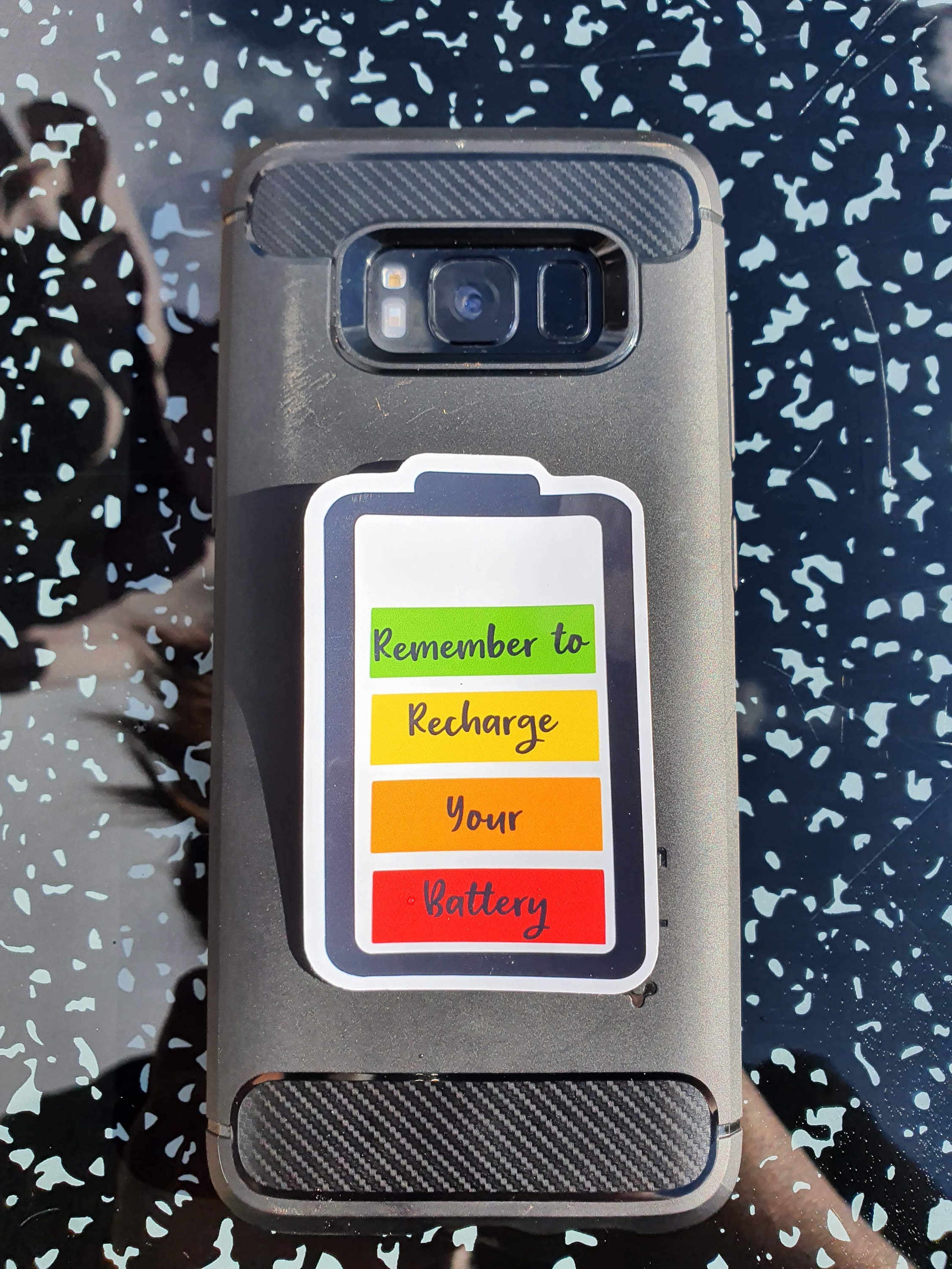 Remember to Recharge Your Battery Die Cut Sticker Positive Etsy Canada