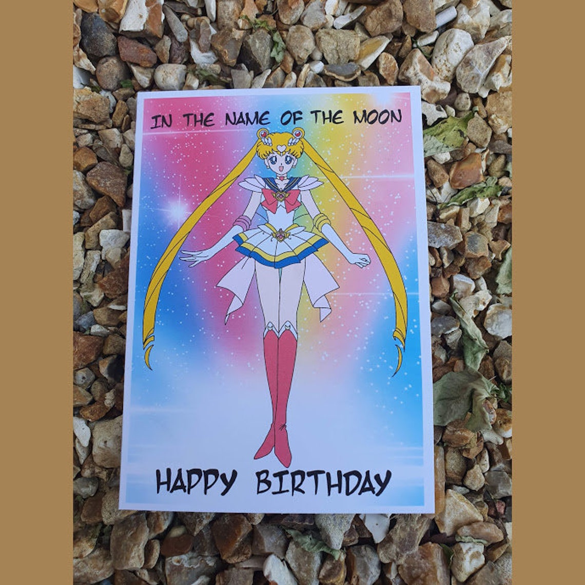 Sailor Moon A5 Birthday Card blank card celebration card | Etsy