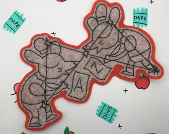 Night in The Woods Zodiac Dusk Star Handsewn Felt Patch