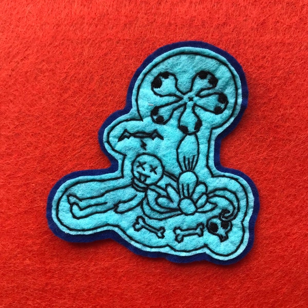 Delicious in Dungeon Dunmeshi Handmade Sew-on Felt Patch