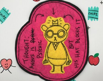 Night in The Woods Handsewn Felt Doodle Patch