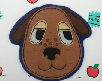 Animal Crossing Villager Profile BEA Handmade Sew-on Felt Patch