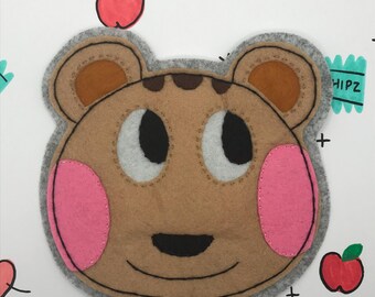 Animal Crossing Villager Profile CALLY Handmade Sew-on Felt Patch