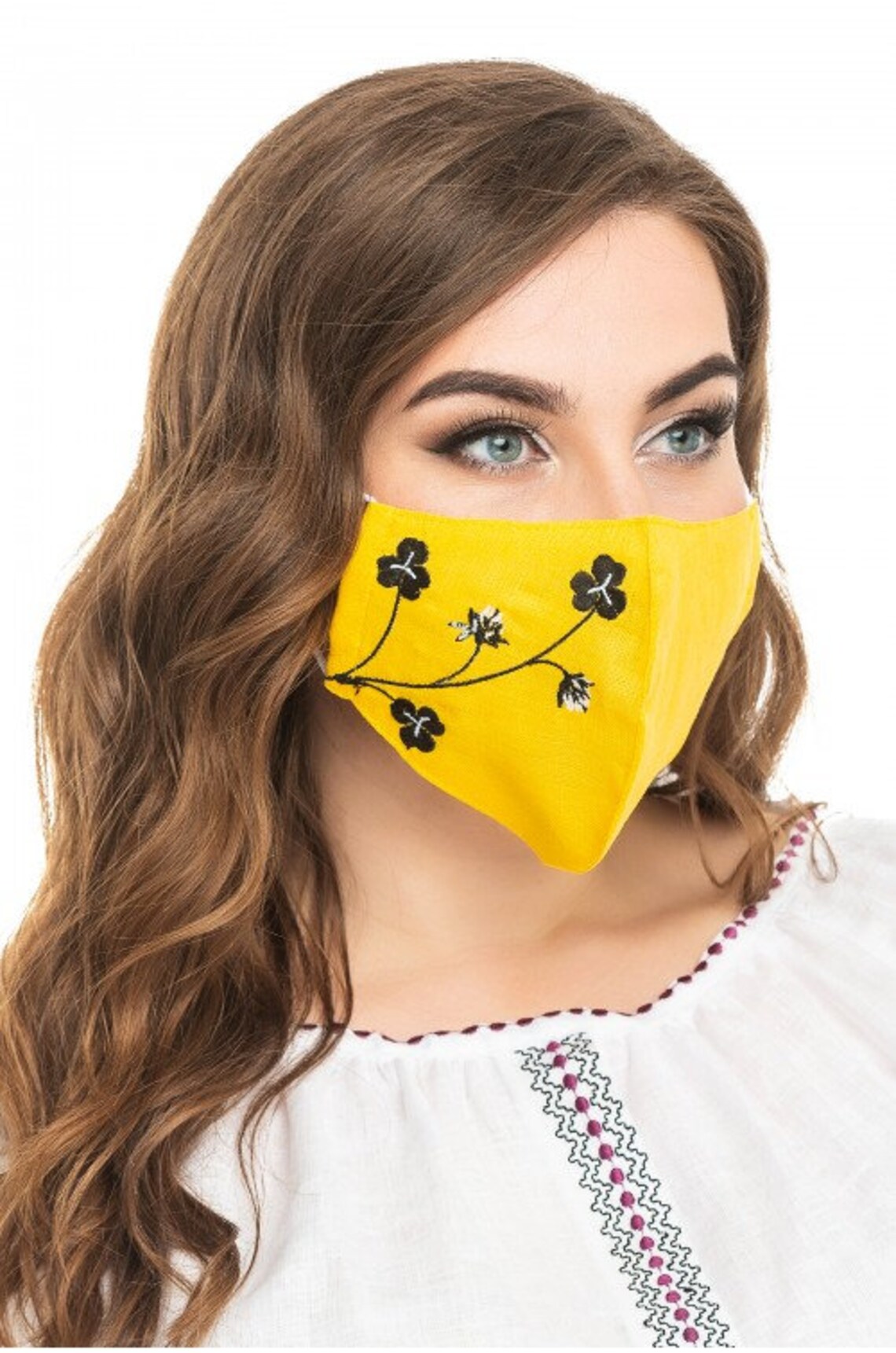 Face Masks With Ukrainian Embroidery Reusable Protective Etsy