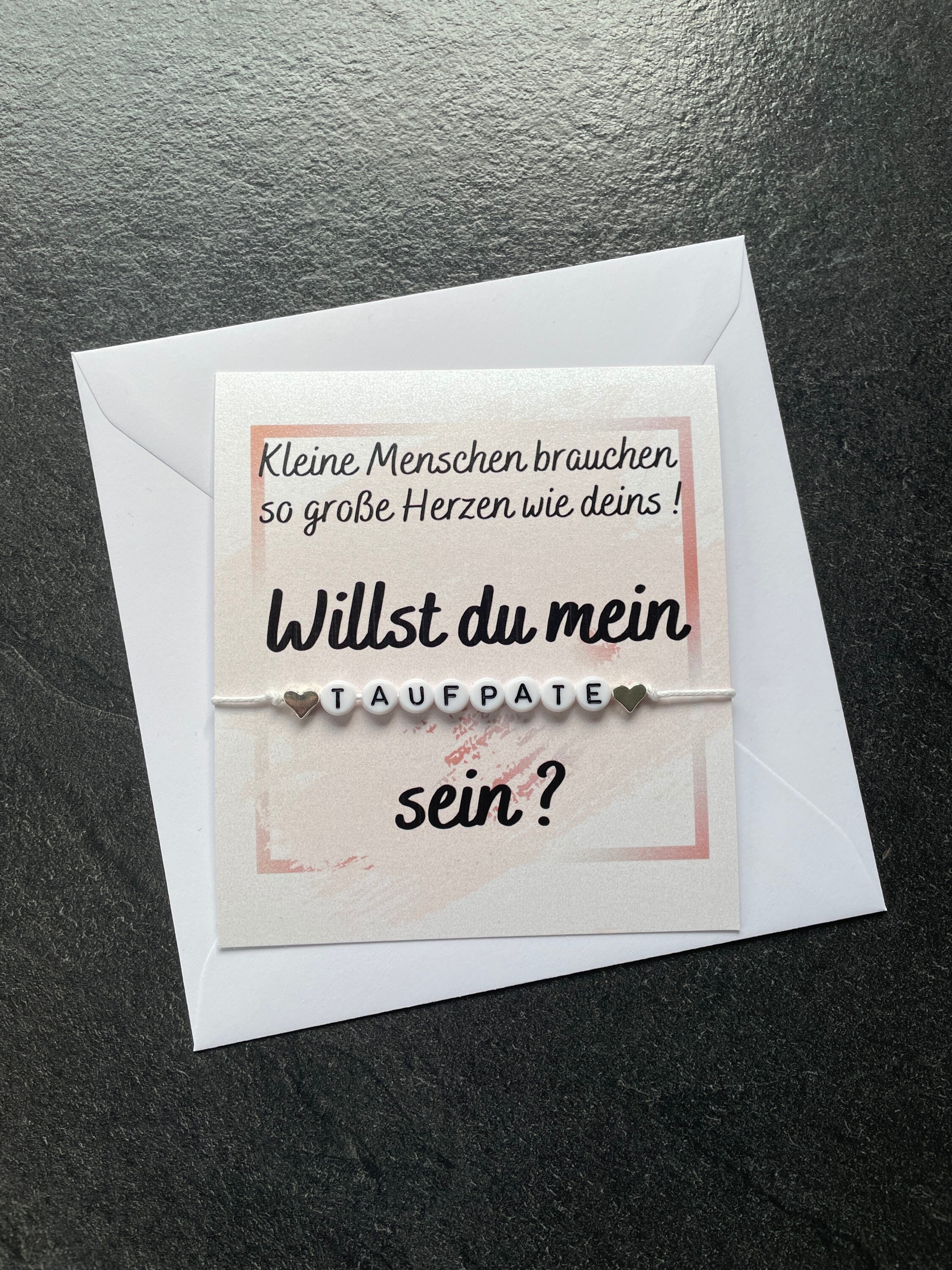 Baby T-Shirt „Willst Du Mein Taufpate Sein?“ – Aus 100% Baumwolle, Mit Druckknöpfen, In Monatsgrößen