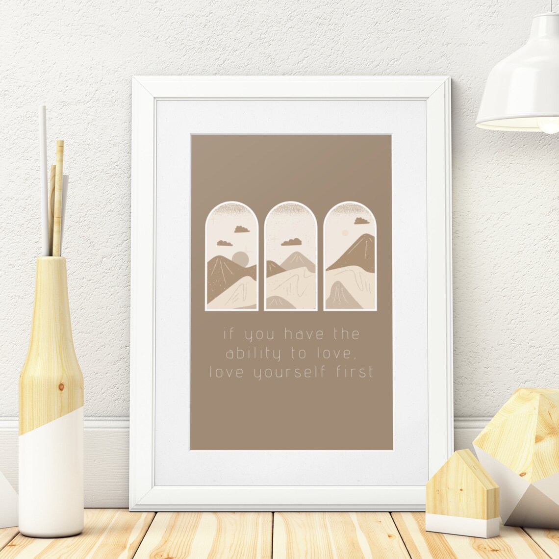 Digital Download. Printable Wall Art. Mental Health Poster. | Etsy