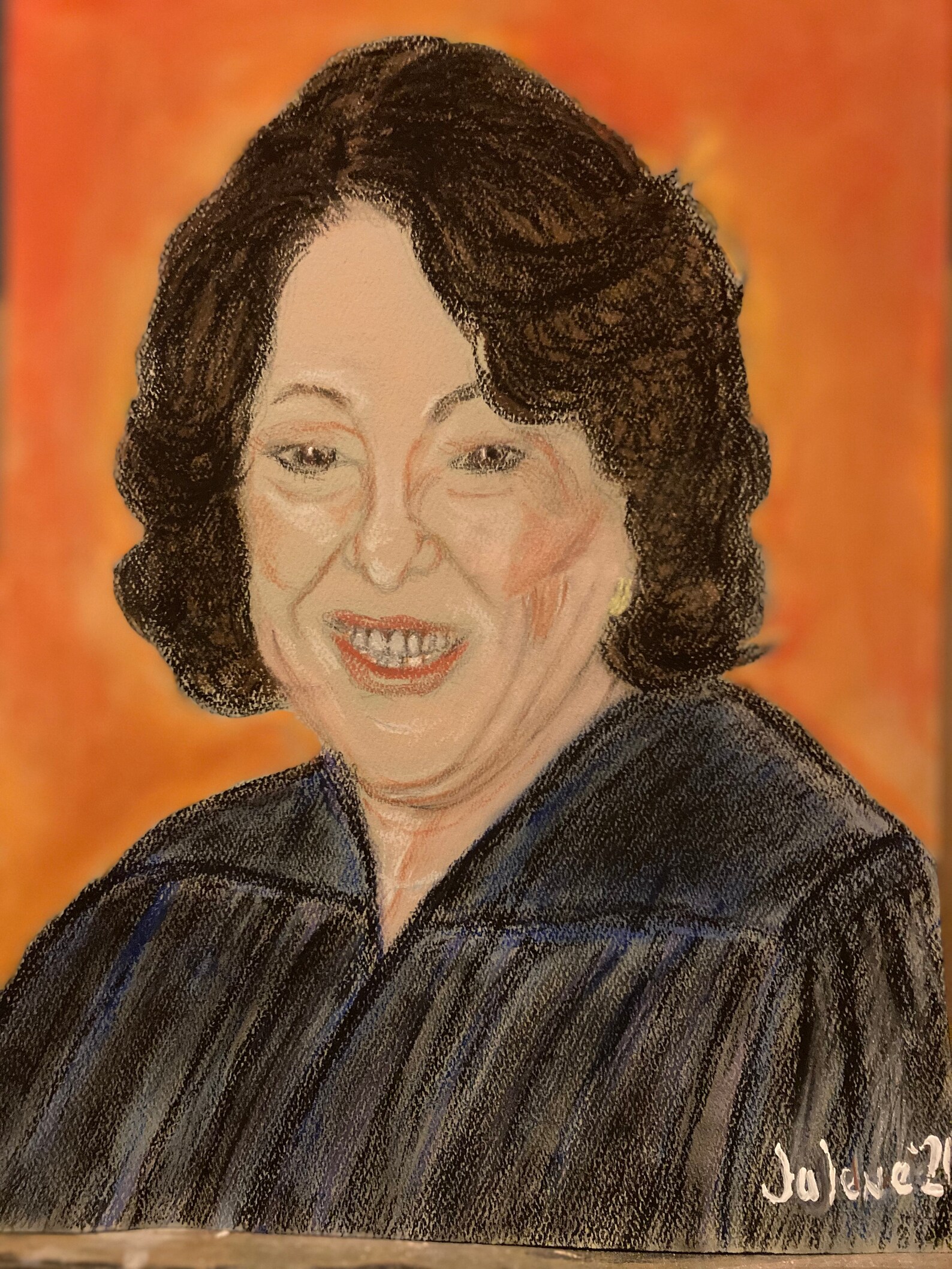Original Artwork Portrait of Sonia Sotomayor | Etsy