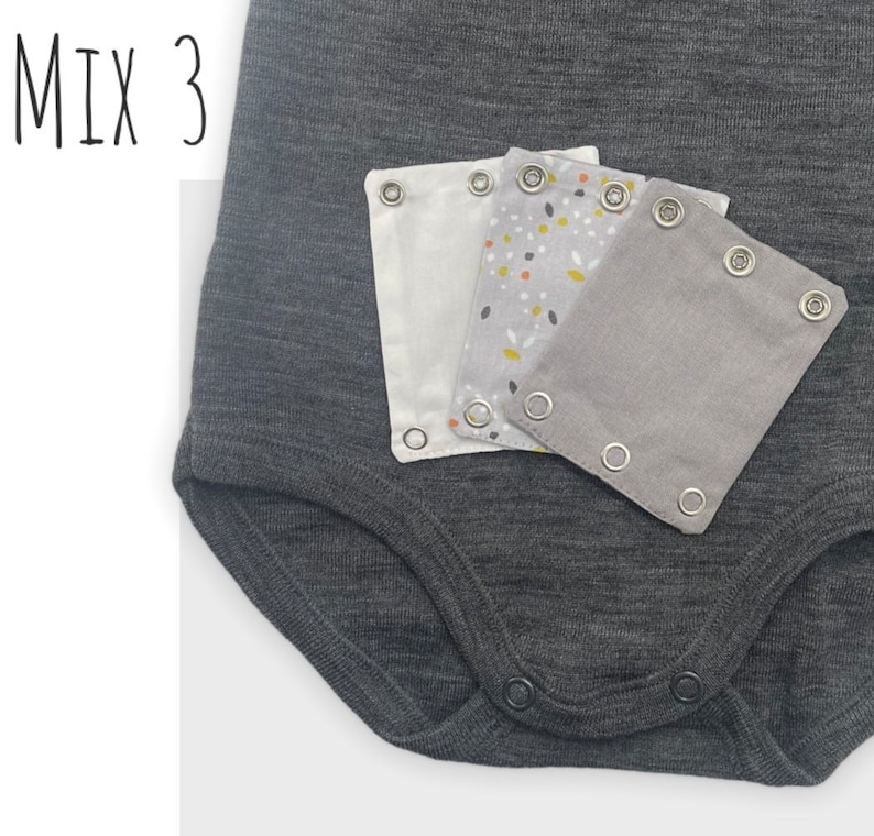 Body extension set of 3 Organic cotton Organic Mix 3