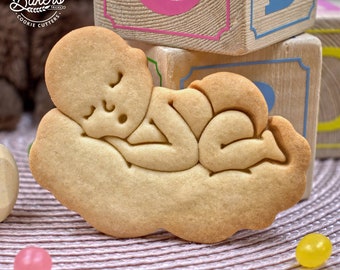 Cookie cutter - Sleeping baby - Original creations by Bakers'Tricks