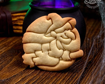 Cookie cutter - Halloween : Witch - Original creations by Bakers'Tricks