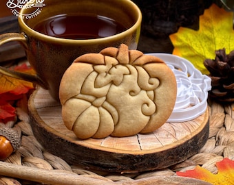 Pumpkin Cookie Cutter | Fall & Halloween Cookies | Autumn Baking Tool | Recipe Included
