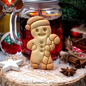 Cookie cutter - Christmas: Gingerbread man - Original creations by Bakers'Tricks