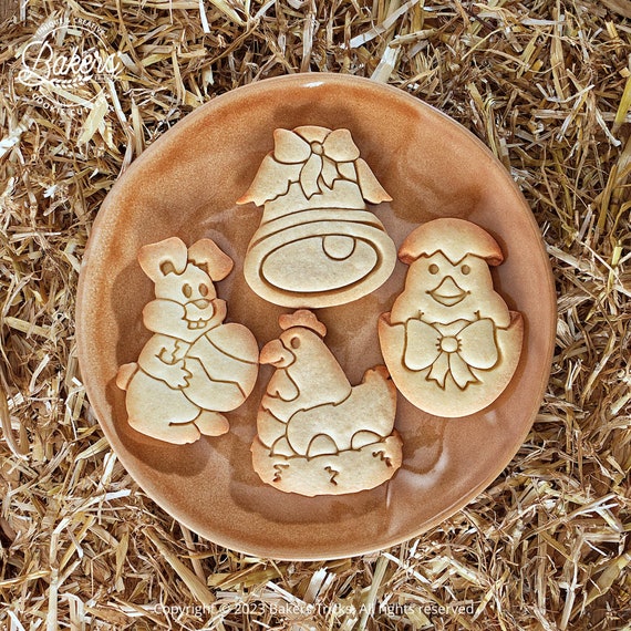 Set 16 Forme Per Biscotti Pasquali - Coniglietti, Pulcini, Uova, Per Dolci Fatti In Casa - Foto 14