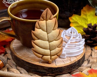 Autumn Leaf Cookie Cutter | Fall Baking Tool | Seasonal Cookies | Recipe Included