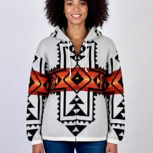 Ureinwohner-Südwestern-Wolljacke Südwestern-Jacke Ureinwohner-Stil-Mantel