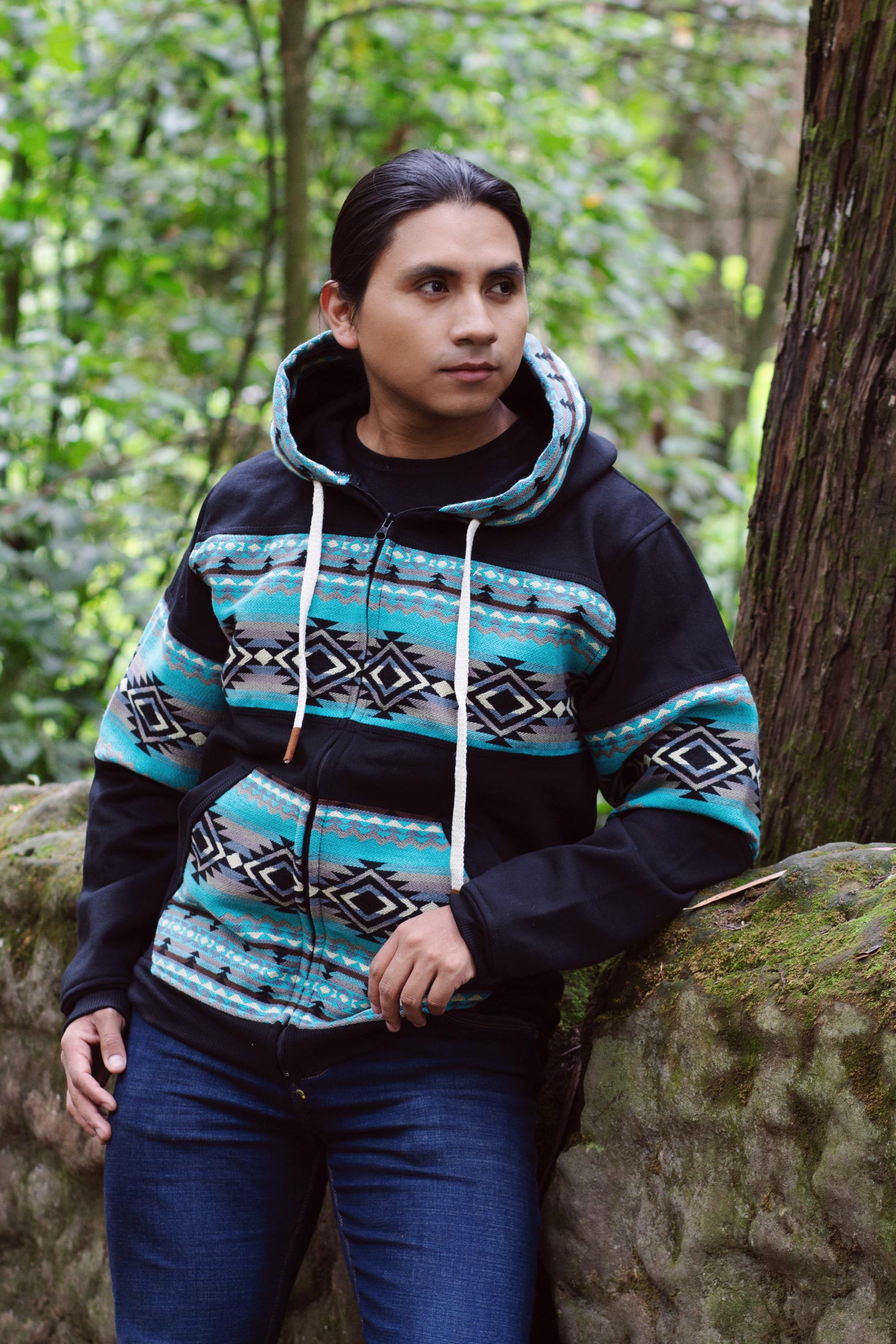 Native american zip up hoodie sale