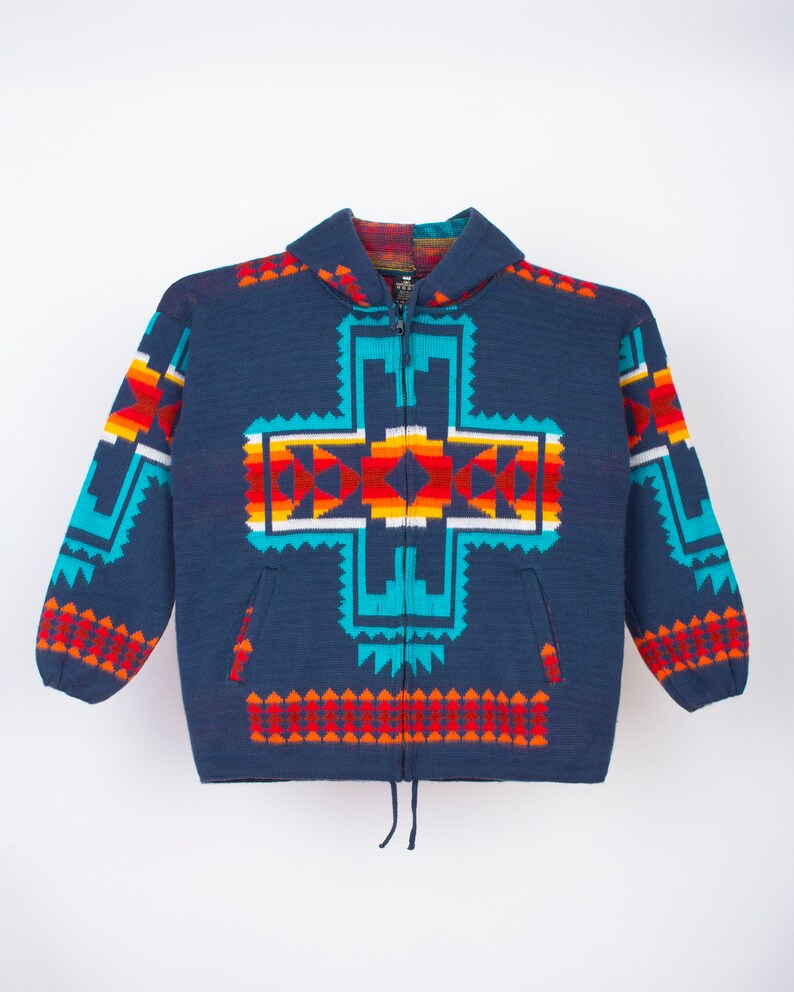 Native Southwestern Wool Jacket Southwest Jacket Native Etsy