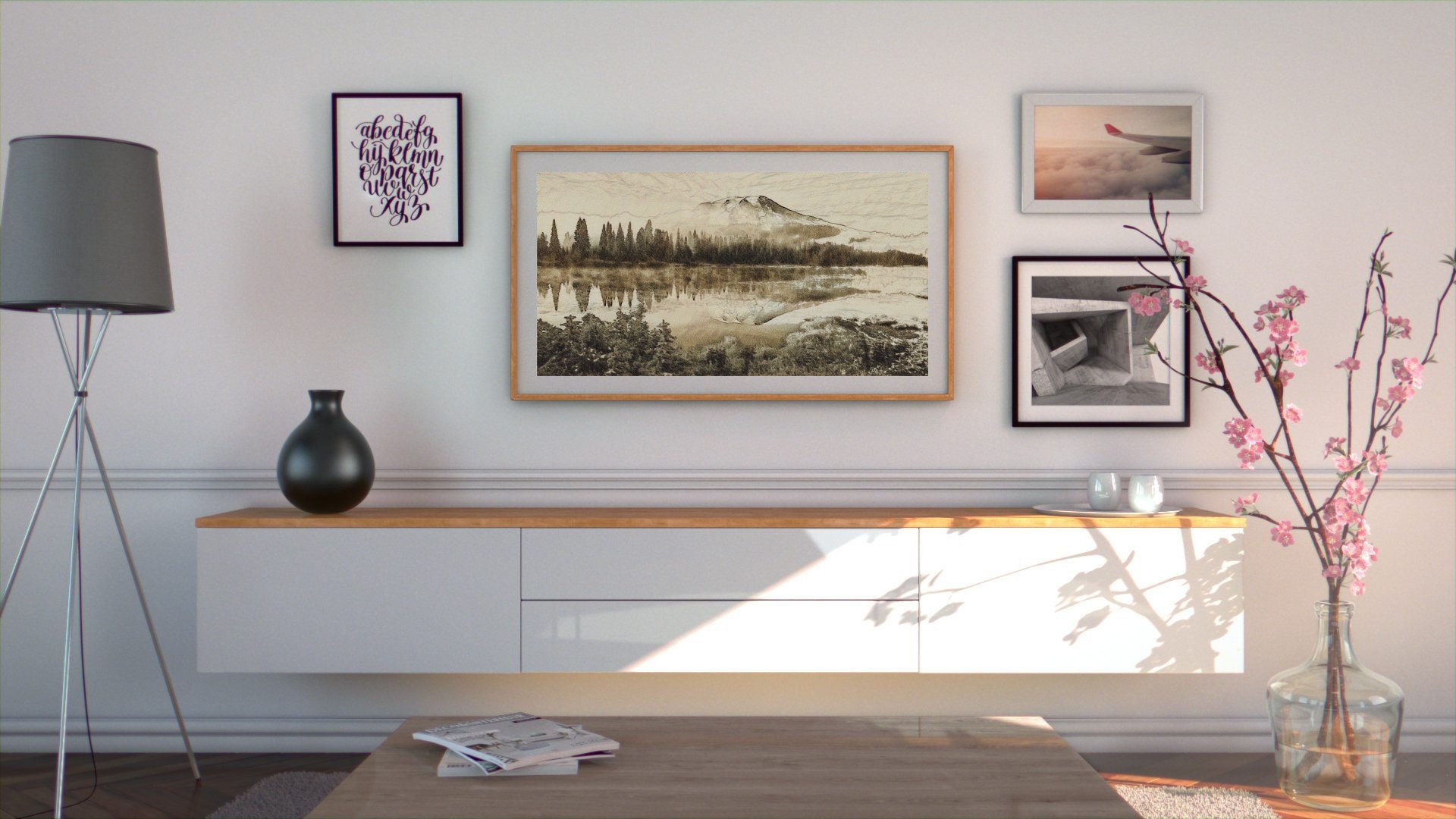 Tv frame art tv frame tv art frame tv art Samsung Frame TV Etsy